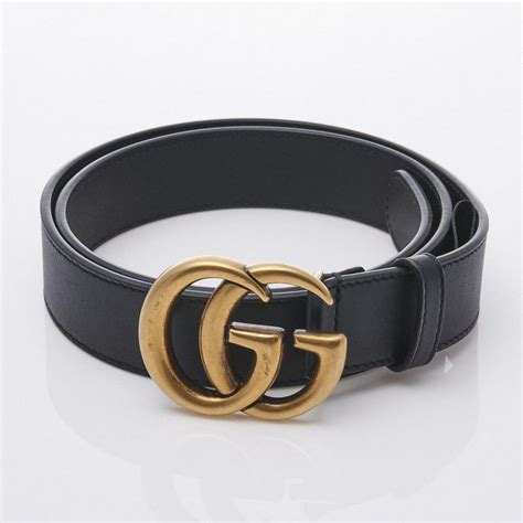 gucci gg belt au|Gucci belt with black buckle.